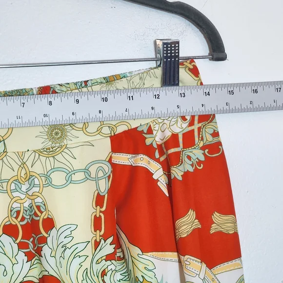 Miss Avenue Boho Print Wide Leg Flowy Pants Size Medium - Picture 5 of 10